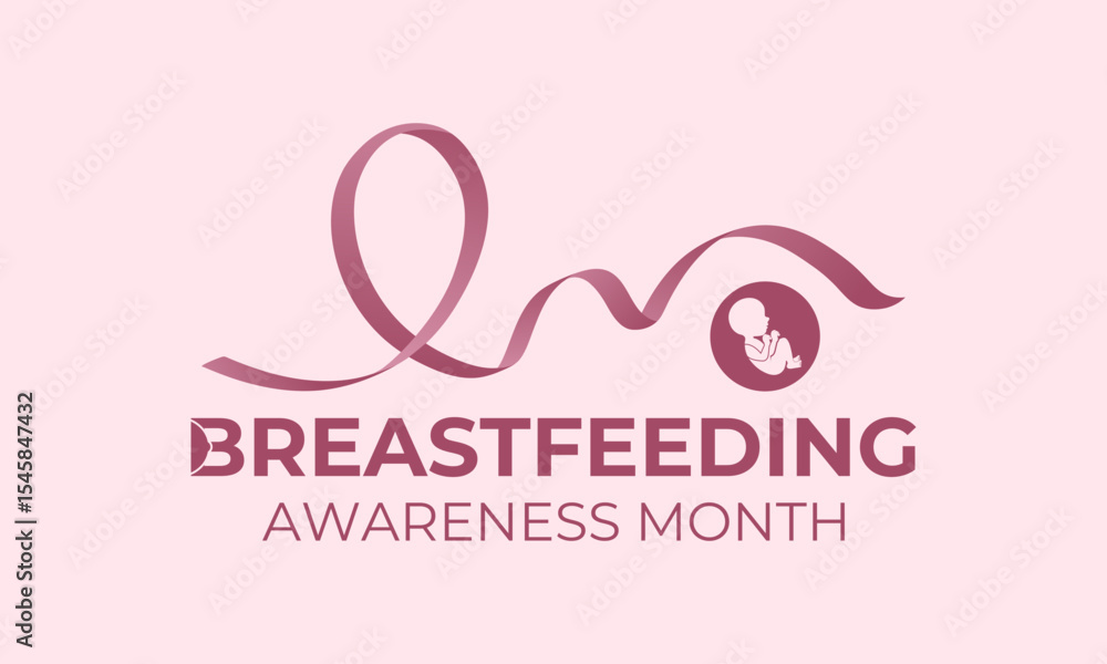 Vector graphic of National Breastfeeding month is observed every year in August. It builds immunity, strengthens emotional bonds, and lays the foundation for lifelong health. Banner poster background. Vector graphic of National Breastfeeding month is observed every year in August. It builds immunity, strengthens emotional bonds, and lays the foundation for lifelong health. Banner poster background.