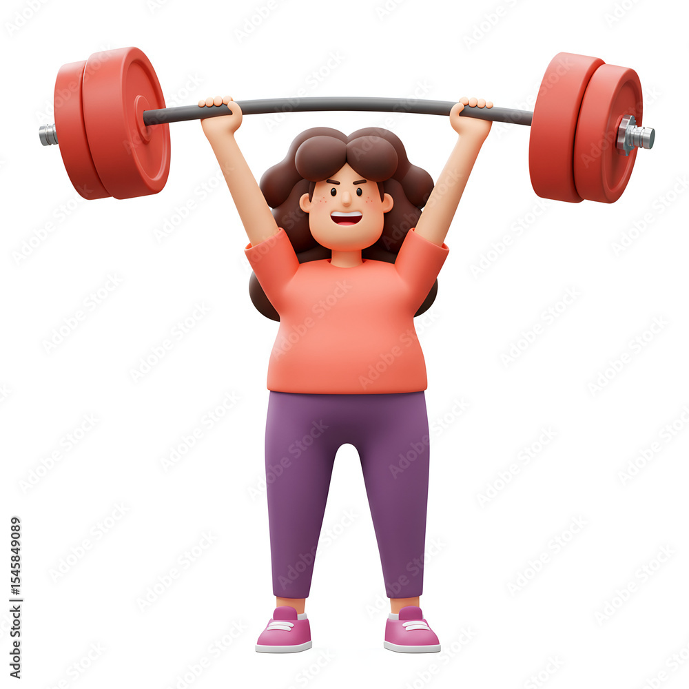 Obraz premium African american woman working at computer desk rear view 3d render. 3D rendering, conceptual image. Isolated on white background.