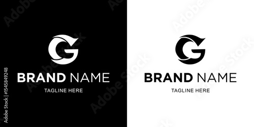 Creative Letter G Logo with Abstract, Design Inspiration Illustration, Vector, Icon