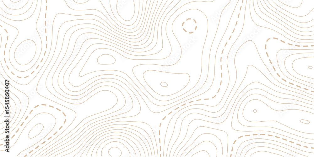 Fototapeta premium Topographic map background geographic line map with elevation assignments. Modern design with White background with topographic wavy pattern design.paper texture Imitation of a geographical map shades