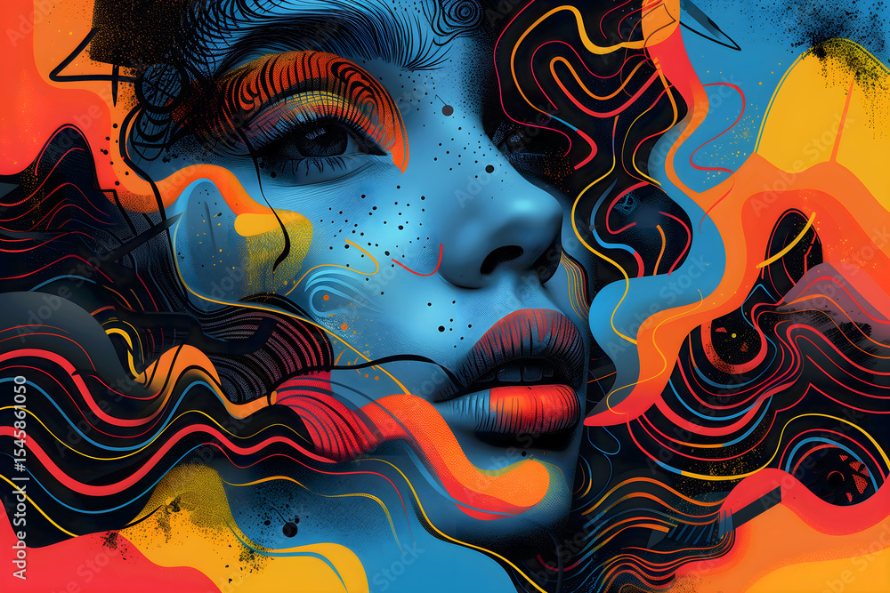 Overthinking, depression, anxiety – conceptual illustration symbolizing emotional overload, burnout, inner conflict and mental health struggle through a fragmented, modern human figure.
Overthinking, depression, anxiety – conceptual illustration symbolizing emotional overload, burnout, inner conflict and mental health struggle through a fragmented, modern human figure.