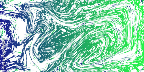 Abstract marbled texture background with swirling Green and Teal patterns. Fluid, organic motion with delicate wave distortions and ink with liquid or molten with dynamic, flowing appearance
