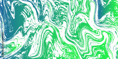 Abstract marbled texture background with swirling Green and Teal patterns. Fluid, organic motion with delicate wave distortions and ink with liquid or molten with dynamic, flowing appearance