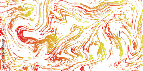 Abstract marbled texture background with swirling orange and yellow patterns. Fluid, organic motion with delicate wave distortions and ink with liquid or molten with dynamic, flowing appearance