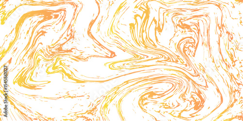 Abstract marbled texture background with swirling orange and yellow patterns. Fluid, organic motion with delicate wave distortions and ink with liquid or molten with dynamic, flowing appearance