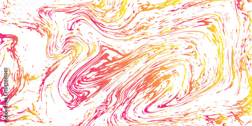 Abstract marbled texture background with swirling orange and yellow patterns. Fluid, organic motion with delicate wave distortions and ink with liquid or molten with dynamic, flowing appearance