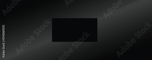 black room corner scene background 3d illustration vector