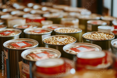 Hunger canned food donation