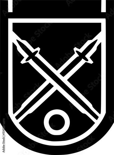 army stencil icon vector illustration
