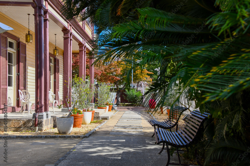 Obraz premium street in barcelona spain