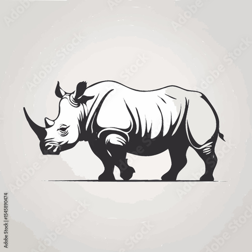 rhino vector illustration