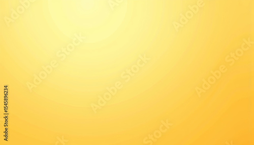 Soft yellow gradient background with warm light and smooth texture creates calm and cheerful atmosphere for design projects