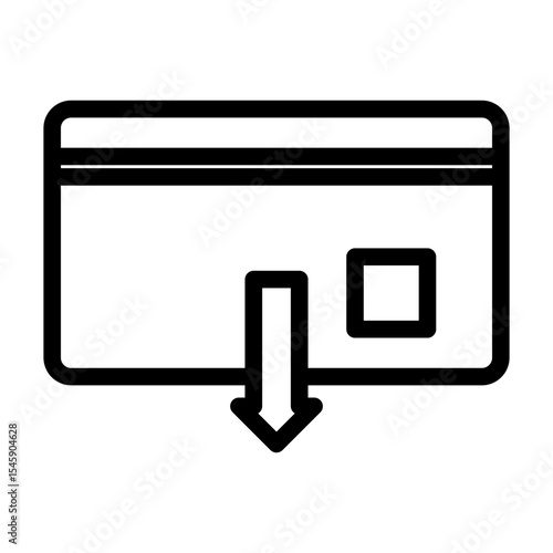 withdraw line icon