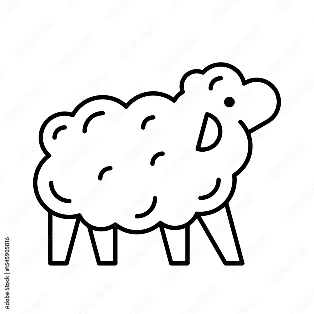Sheep Logo. Icon design. Template elements
Sheep Logo. Icon design. Template elements