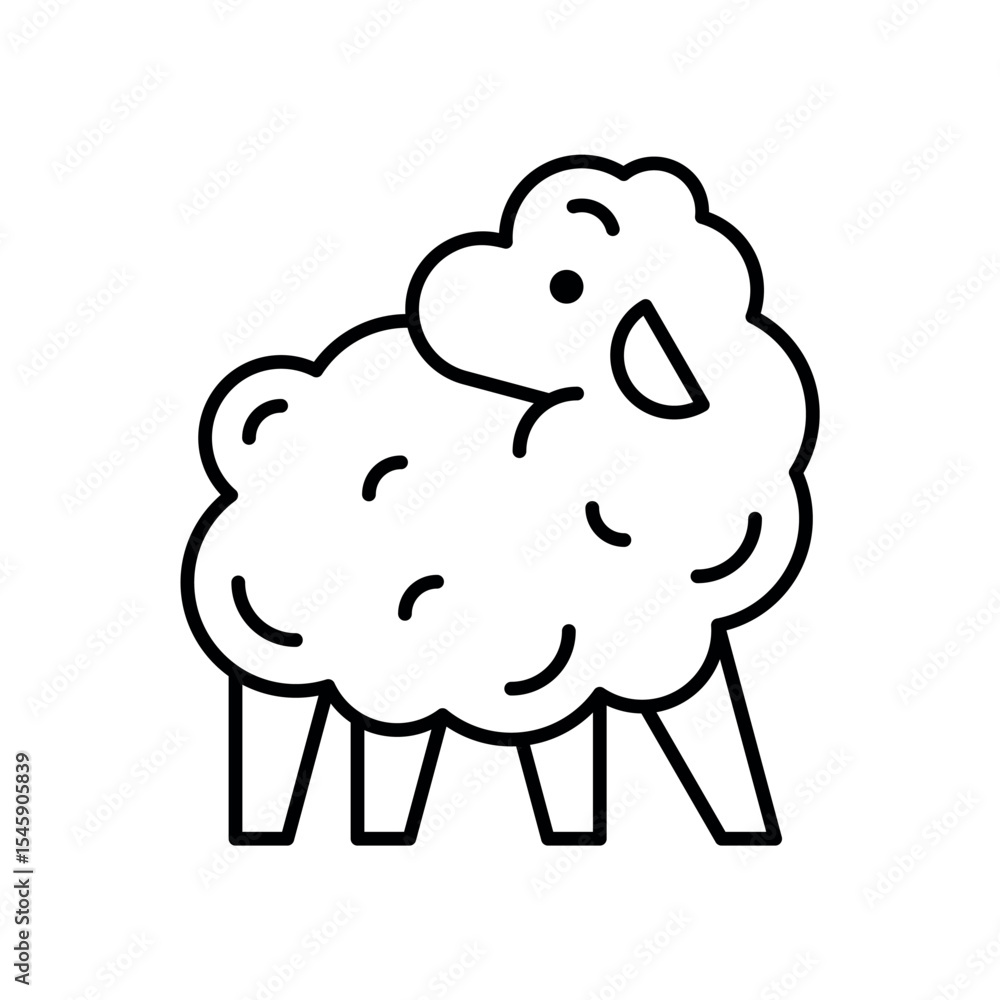Sheep Logo. Icon design. Template elements
Sheep Logo. Icon design. Template elements