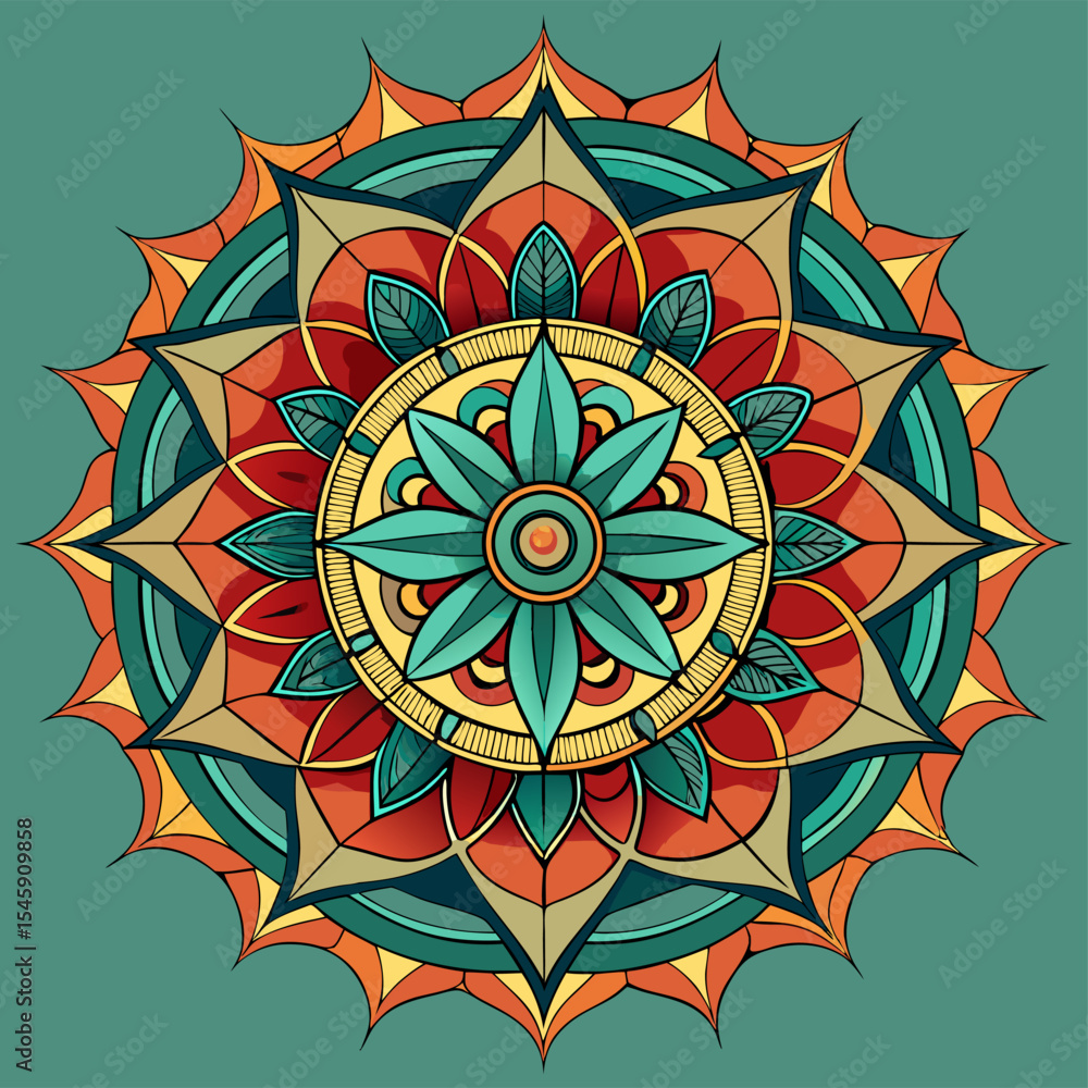 Intricate Mandala Design Featuring Symmetrical Patterns and Spiritual Geometry for Meditation, Art, and Decoration
Intricate Mandala Design Featuring Symmetrical Patterns and Spiritual Geometry for Meditation, Art, and Decoration