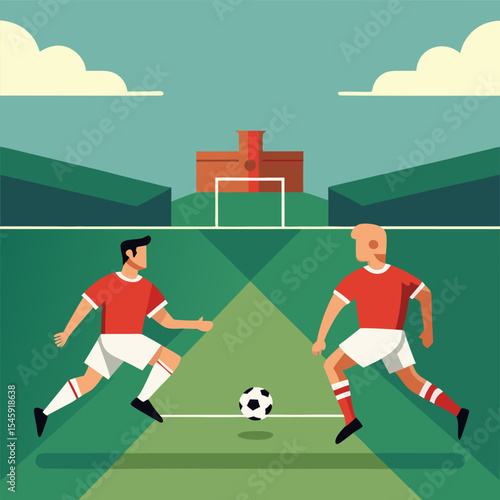 soccer player kicking the ball