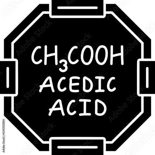 Acetic Acid Icon