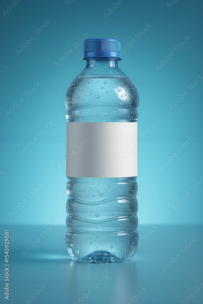 Naklejka premium plastic bottle of water