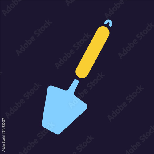 Spatula. Kitchenware icon. Color vector kitchen utensil and tool. Cutlery illustration
