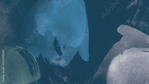 夏を感じる涼やかなアナログ風背景素材