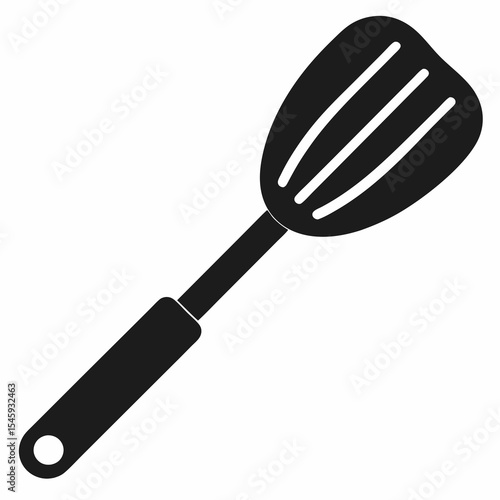 kitchen spatula isolated on white