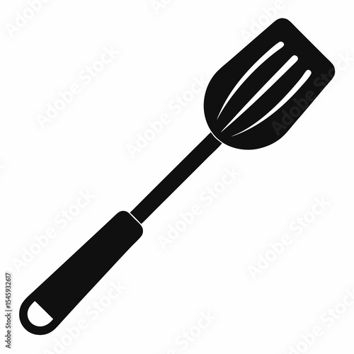 kitchen spatula isolated on white background