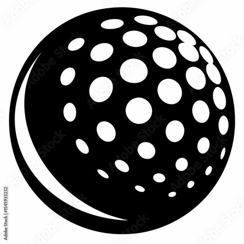 golf ball vector