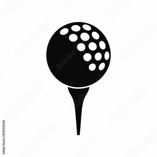 golf ball isolated on white