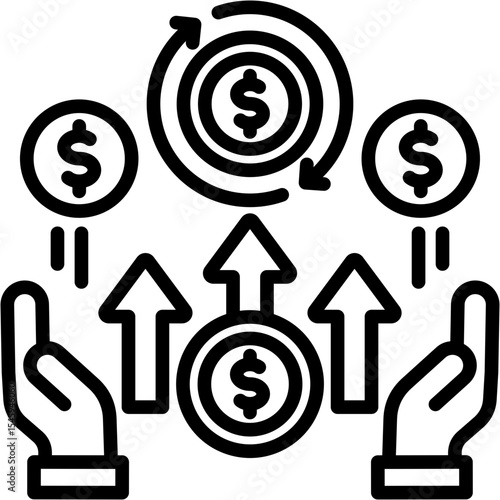 Income Flow Icon