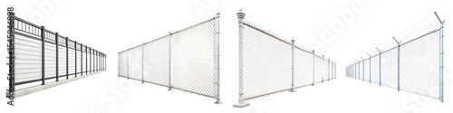 Wallpaper Mural Secure industrial fencing and barrier system Torontodigital.ca