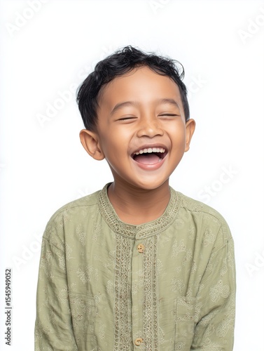 portrait of a smiling boy