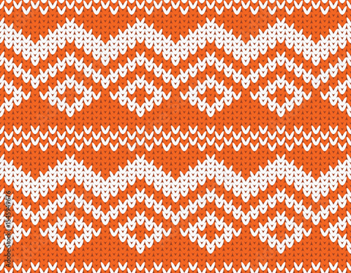 Abstract stripe knit geometric texture seamless pattern
