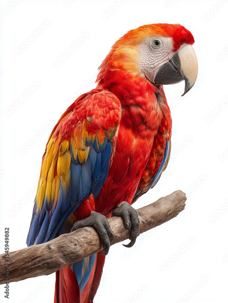Obraz premium red and yellow macaw
