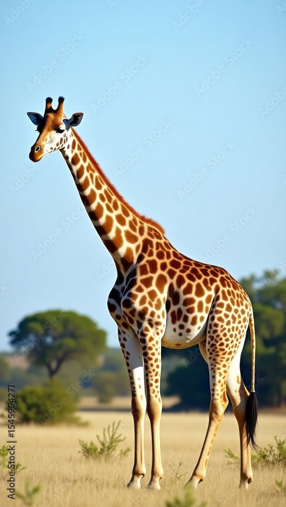 Obraz premium giraffe in the savannah