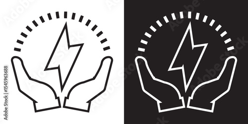 Energy Efficiency Icons.  Vector illustration. EPS 10/AI