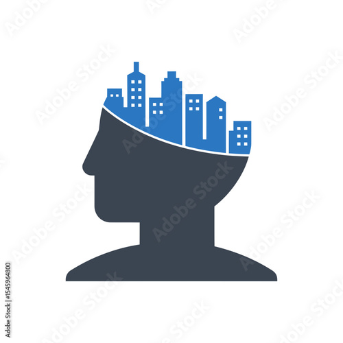 Urban Mind Planning Icon