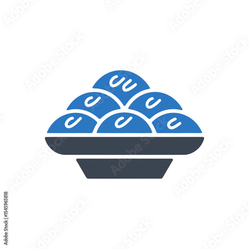 Dumplings Plate Icon