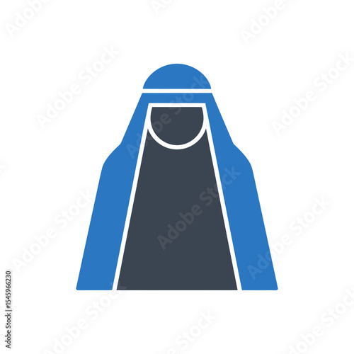 Woman in Traditional Attire Icon