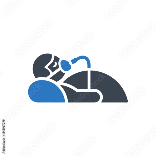 Person on Ventilator Icon
