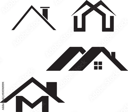 set of house icons