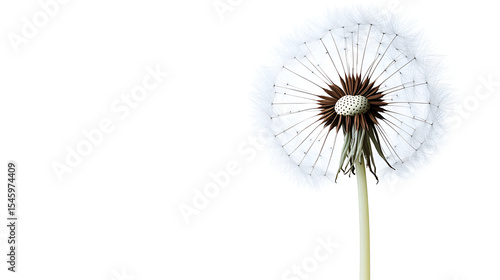 Wallpaper Mural White dandelion seed head in summer with fluffy seeds flying on the wind Torontodigital.ca