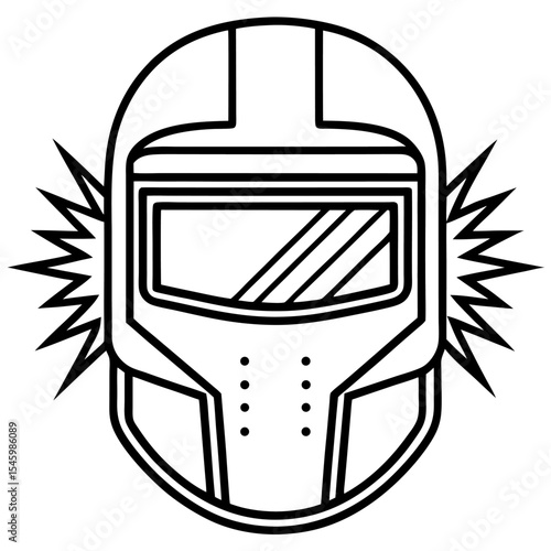 Minimalist welding mask and spar design