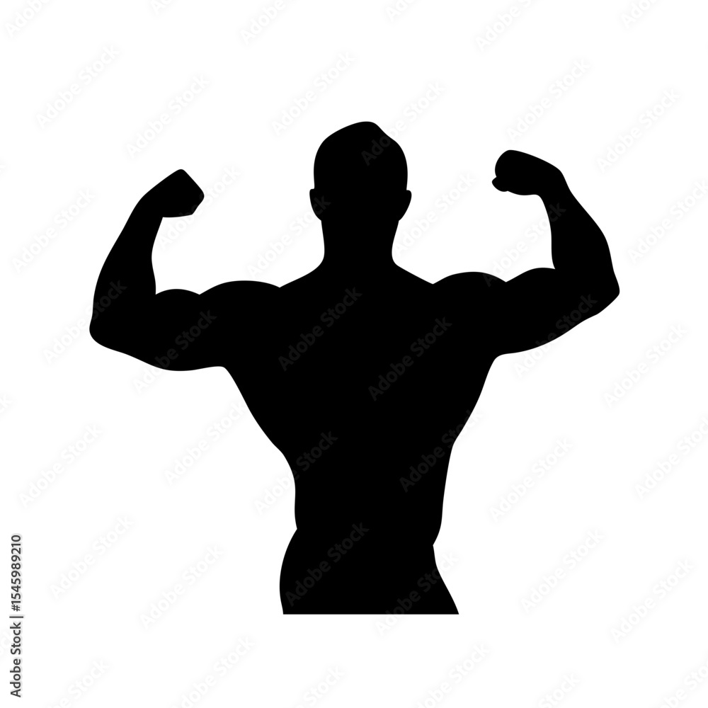 Fototapeta premium Bodybuilder: The Art of Strength and Dedication