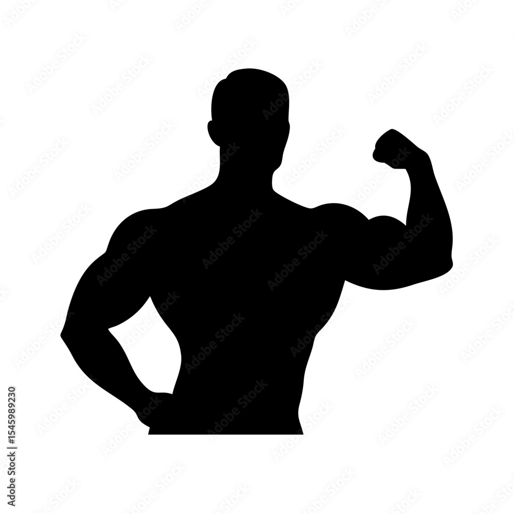 Fototapeta premium Bodybuilder: The Art of Strength and Dedication