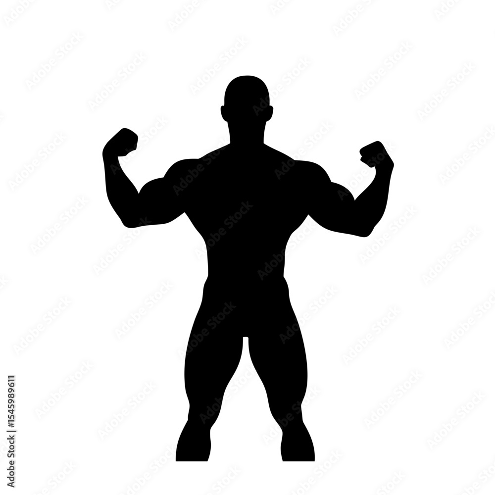 Fototapeta premium Bodybuilder: The Art of Strength and Dedication