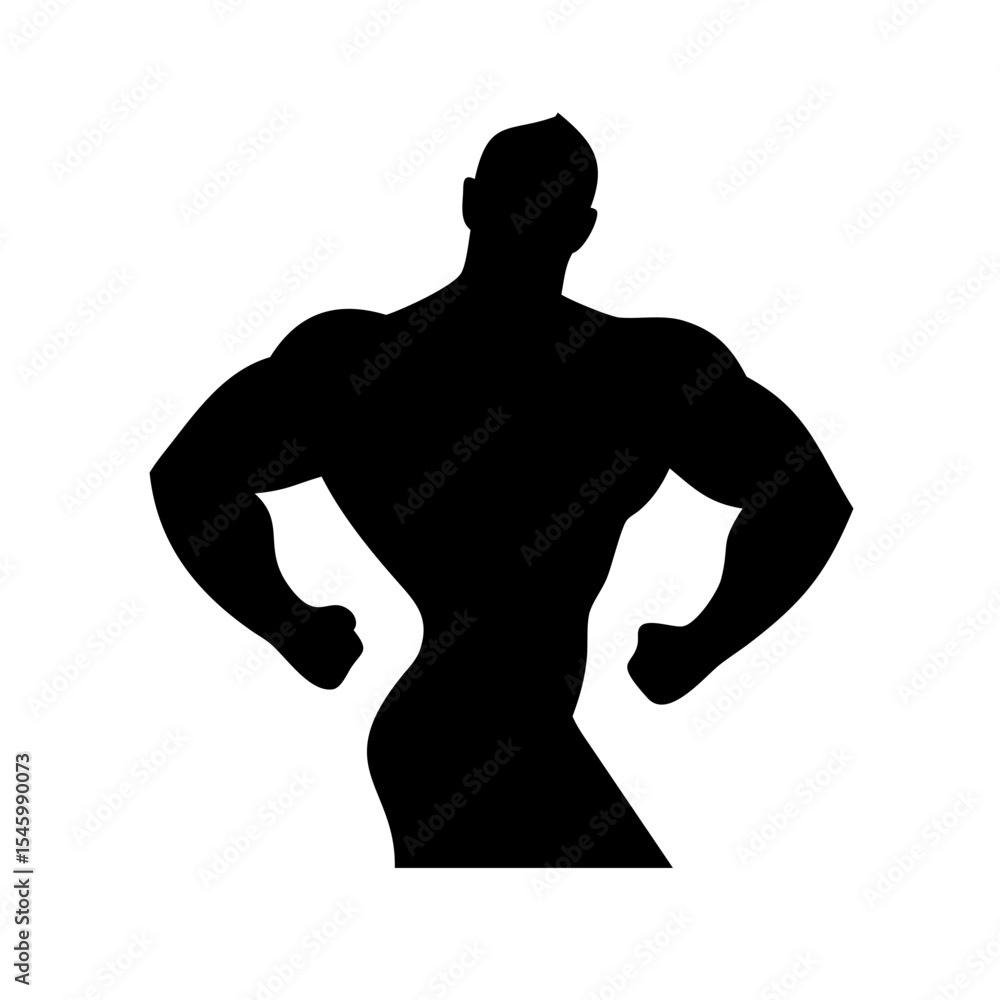 Fototapeta premium Bodybuilder: The Art of Strength and Dedication