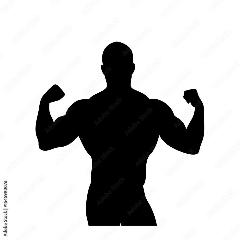 Fototapeta premium Bodybuilder: The Art of Strength and Dedication