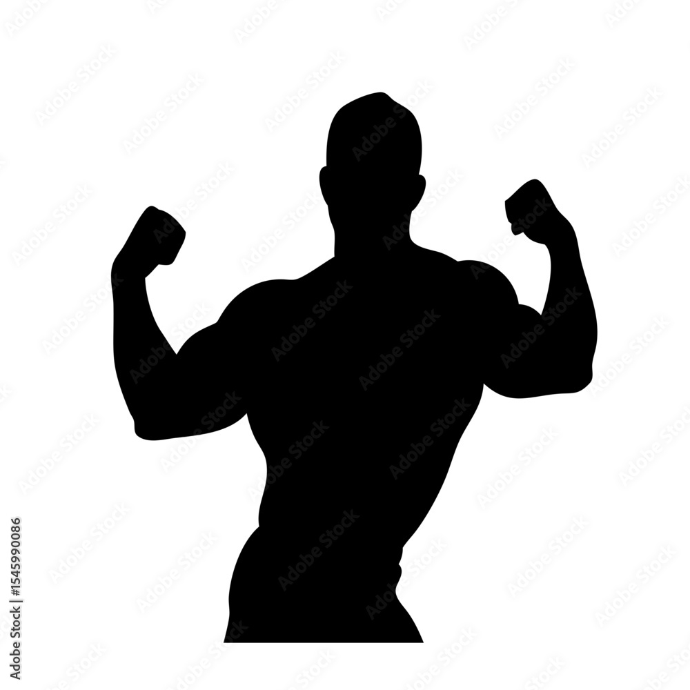 Fototapeta premium Bodybuilder: The Art of Strength and Dedication