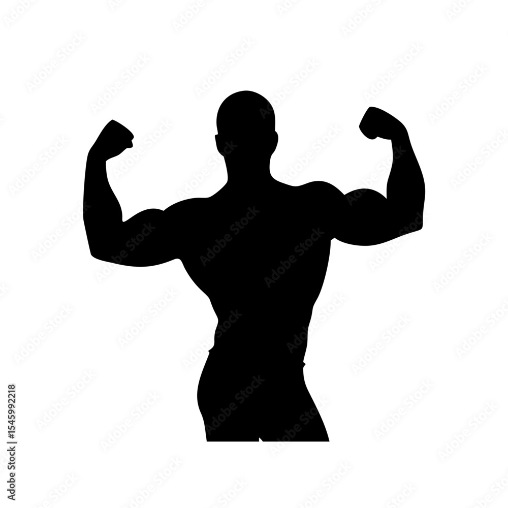 Fototapeta premium Bodybuilder: The Art of Strength and Dedication